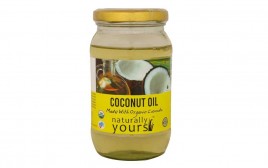 Naturally yours Coconut Oil   Glass Jar  350 millilitre